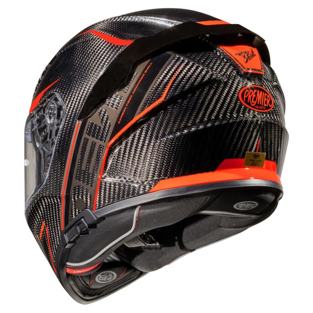 Premier Devil Carbon ST 2 Full Face Helmet Black / Red - FREE UK Shipping, FREE 365 Day Returns | Moto Central