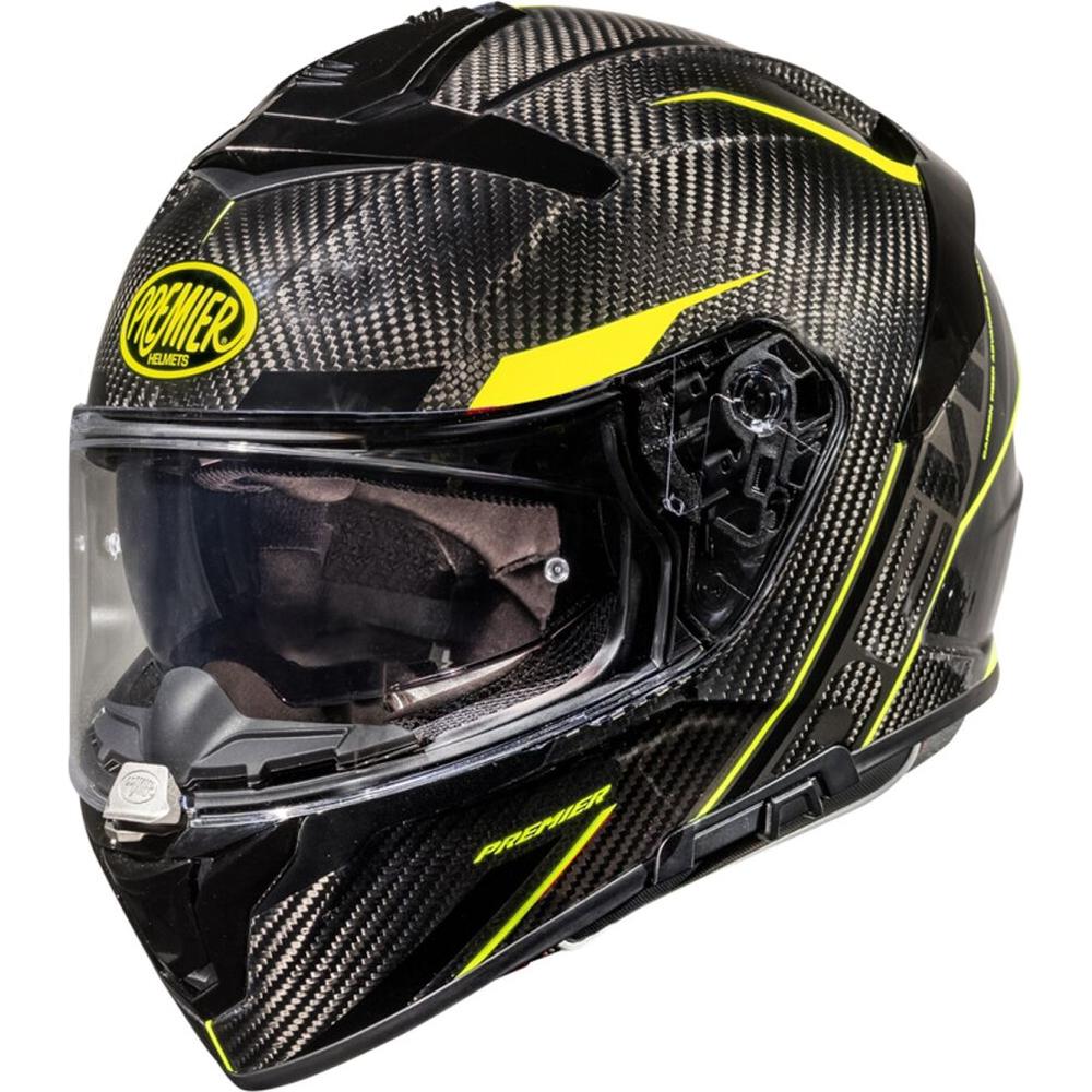 Premier Devil Carbon ST Y Full Face Helmet Black / Yellow