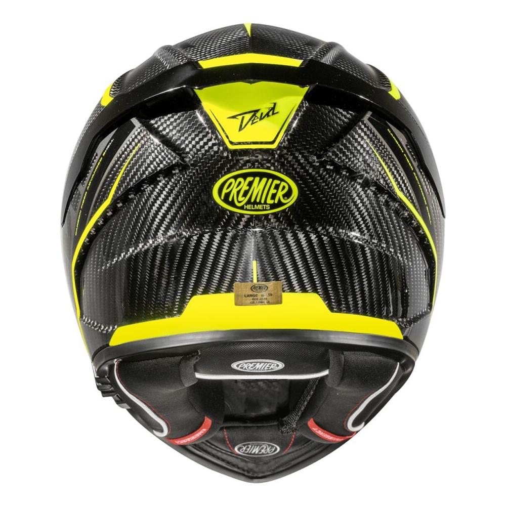 Premier Devil Carbon ST Y Full Face Helmet Black / Yellow