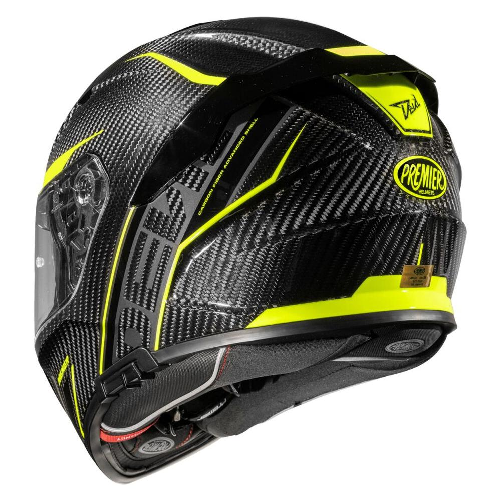 Premier Devil Carbon ST Y Full Face Helmet Black / Yellow