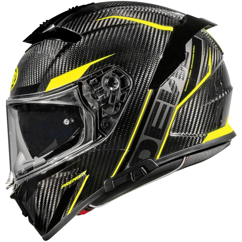 Premier Devil Carbon ST Y Full Face Helmet Black / Yellow