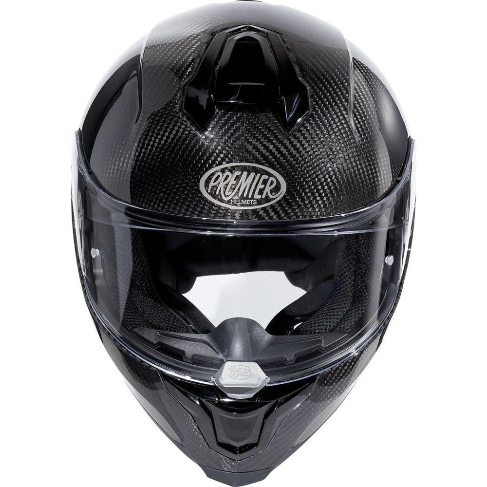 Premier Hyper Carbon Full Face Helmet Gloss Black  - FREE UK Delivery - Moto Central