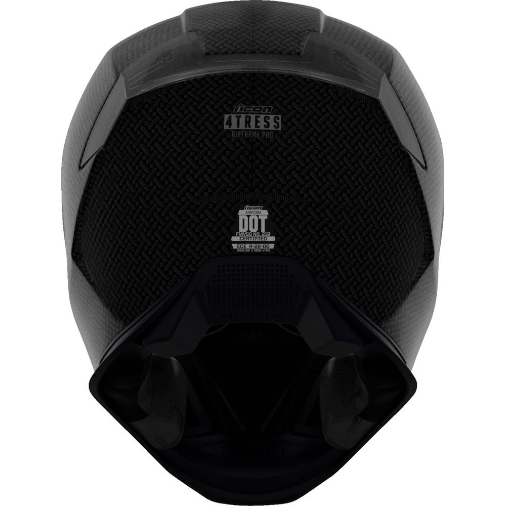 Icon Airframe Pro Carbon 4Tress Full Face Helmet Black - FREE UK Shipping, FREE 365 Day Returns | Moto Central