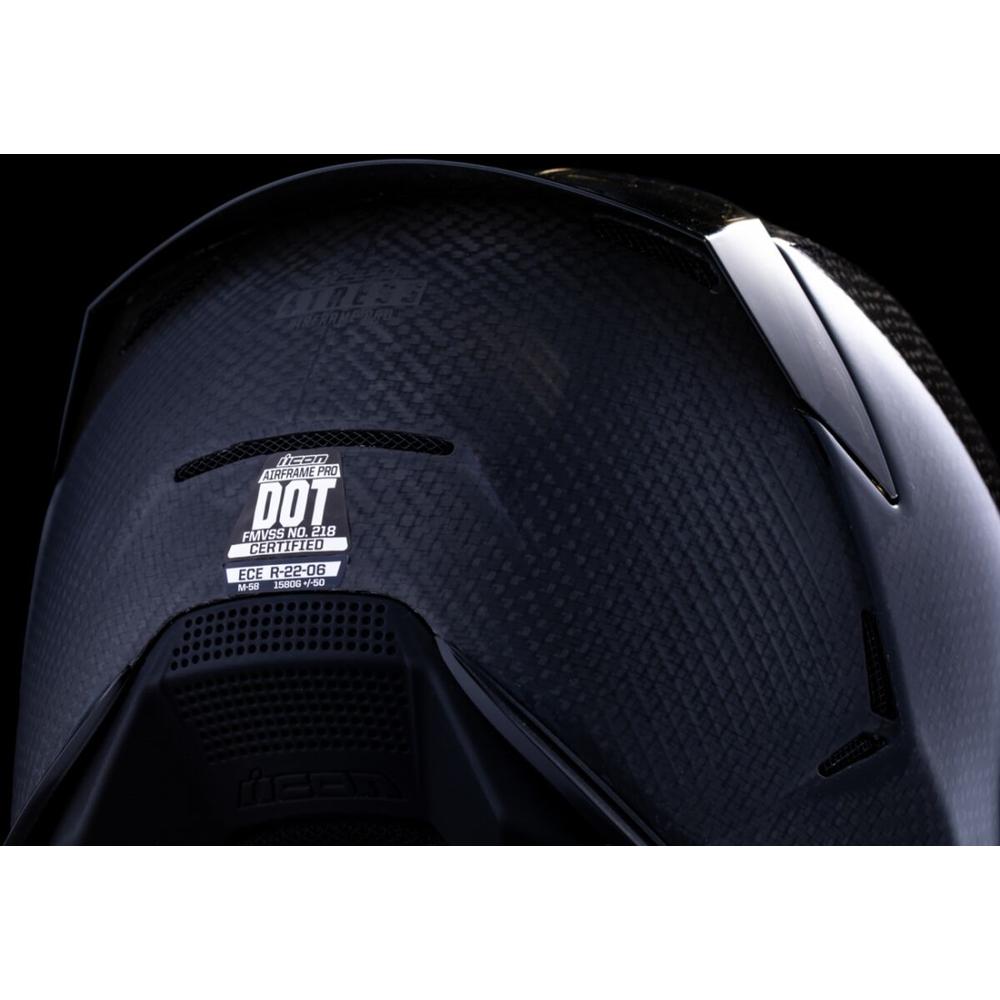 Icon Airframe Pro Carbon 4Tress Full Face Helmet Black - FREE UK Shipping, FREE 365 Day Returns | Moto Central