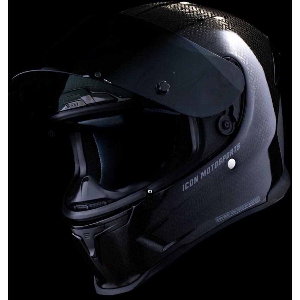 Icon Airframe Pro Carbon 4Tress Full Face Helmet Black - FREE UK Shipping, FREE 365 Day Returns | Moto Central