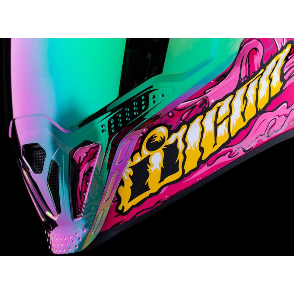 Icon Airflite Snack Attack MIPS Full Face Helmet Pink / Cyan  - FREE UK Delivery - Moto Central