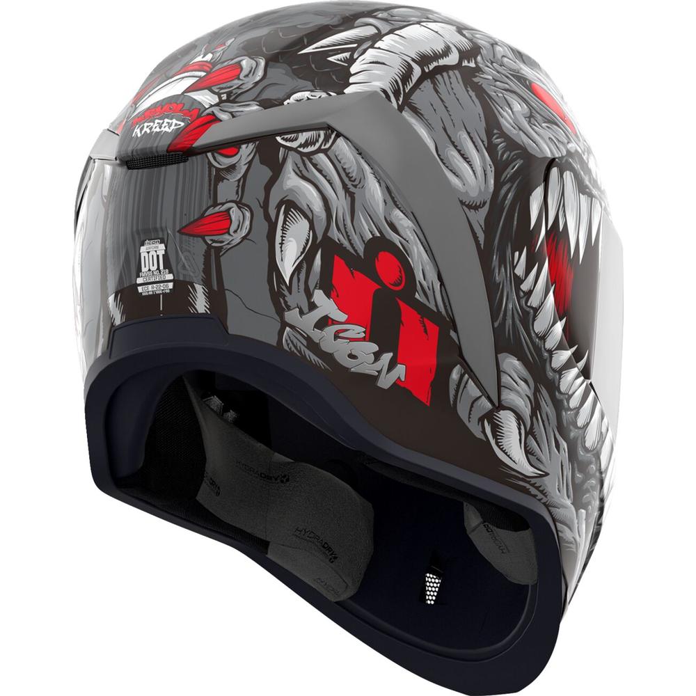 Icon Airform Kryola Kreep MIPS Full Face Helmet Silver