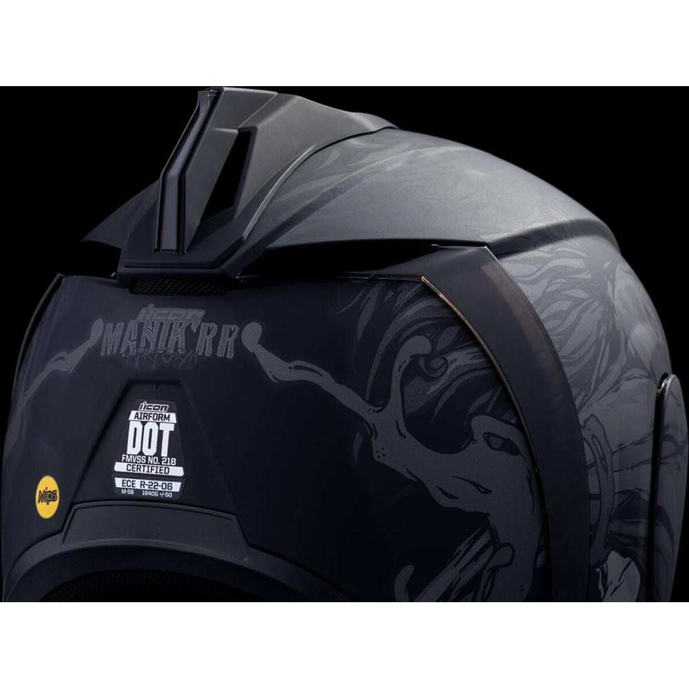 Icon Airform Manik'RR MIPS Full Face Helmet Dark Black