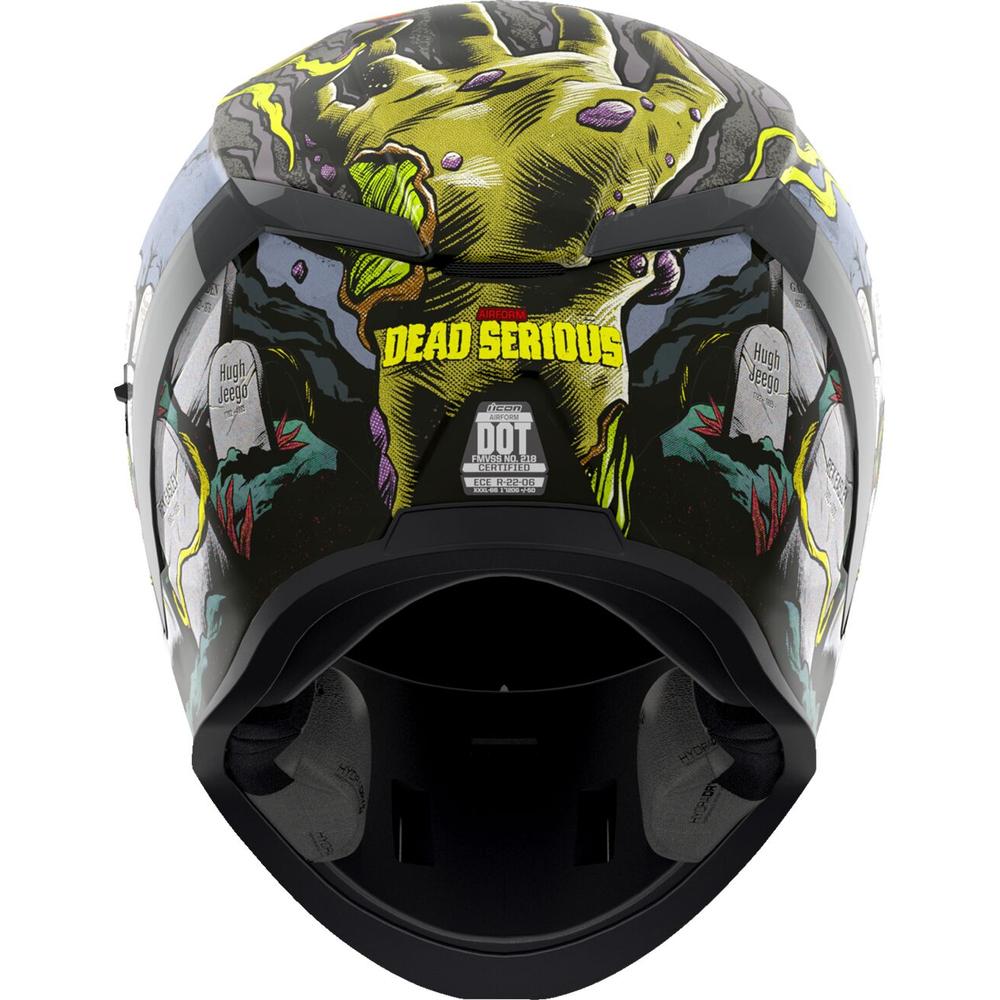 Icon Airform Dead Serious Full Face Helmet Black