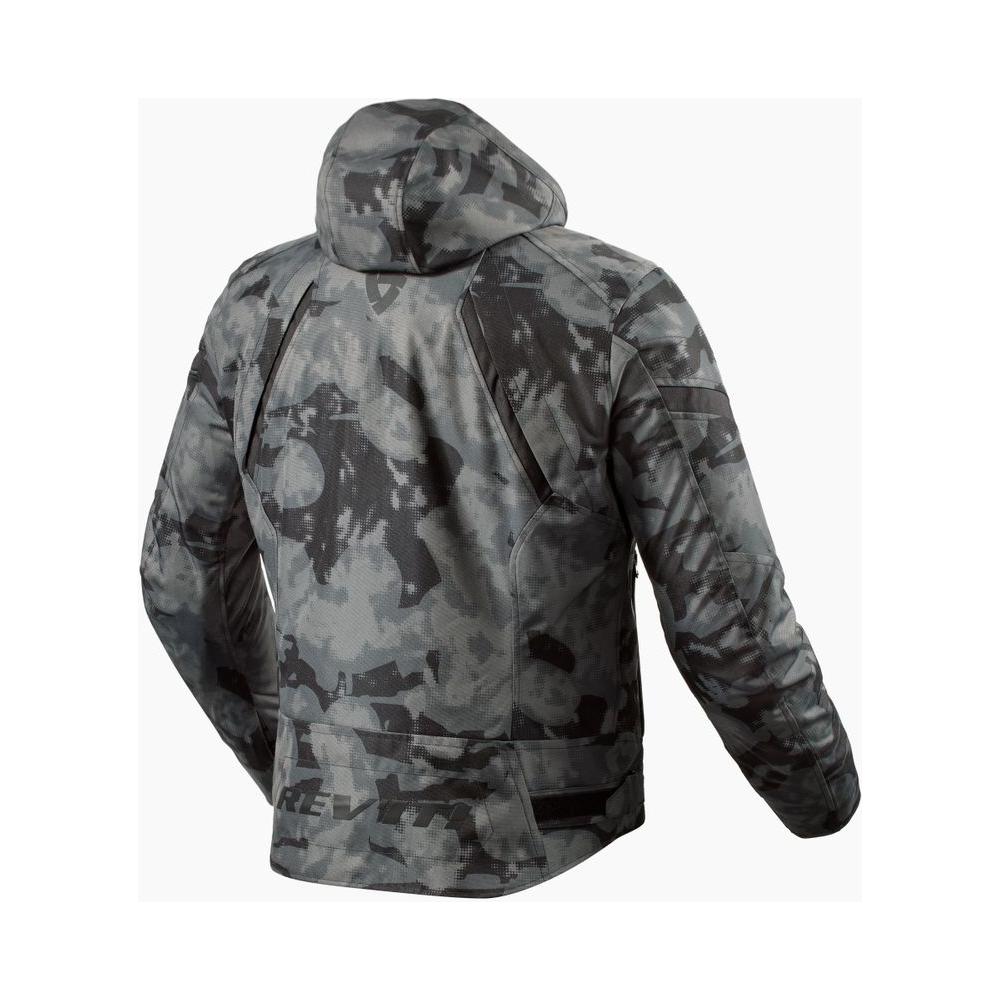 Revit Flare 3 H2O Textile Jacket Camo / Dark Grey - FREE UK Shipping, FREE 365 Day Returns | Moto Central