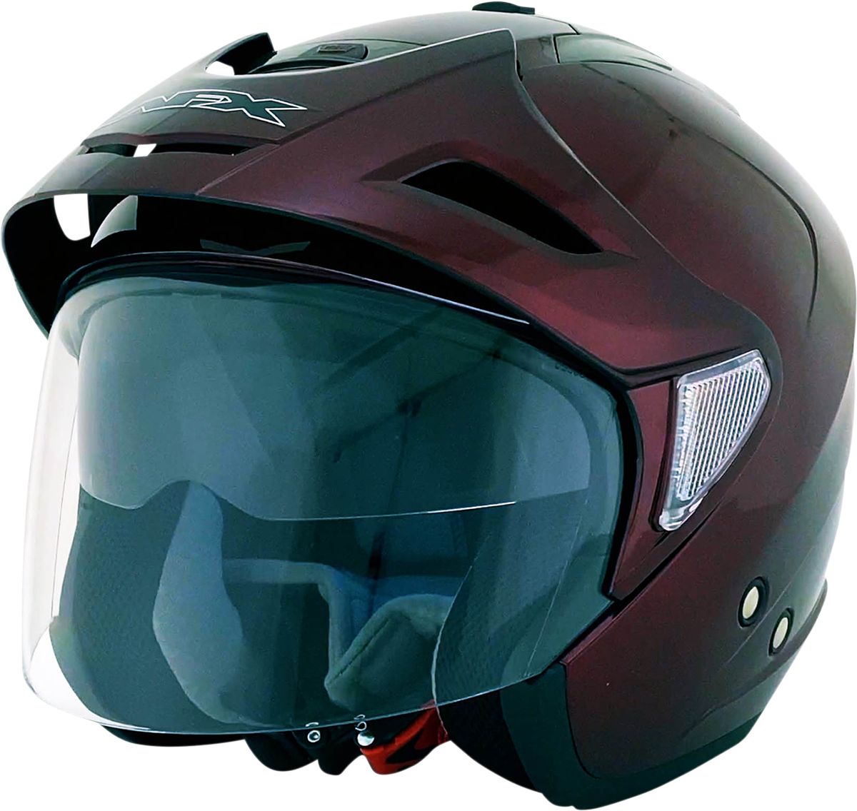 AFX FX-50 Jet Helmet Wine Red