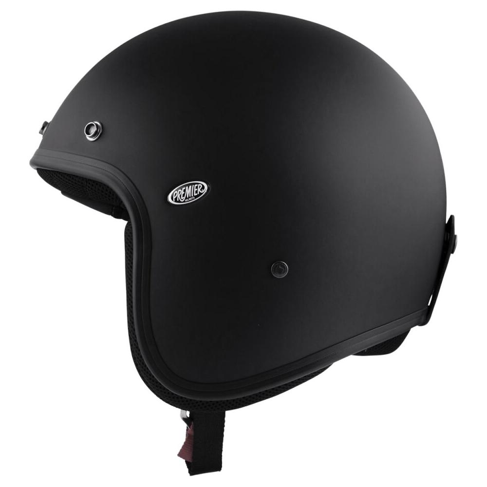 Premier Jet Classic U9 Open Face Helmet Black