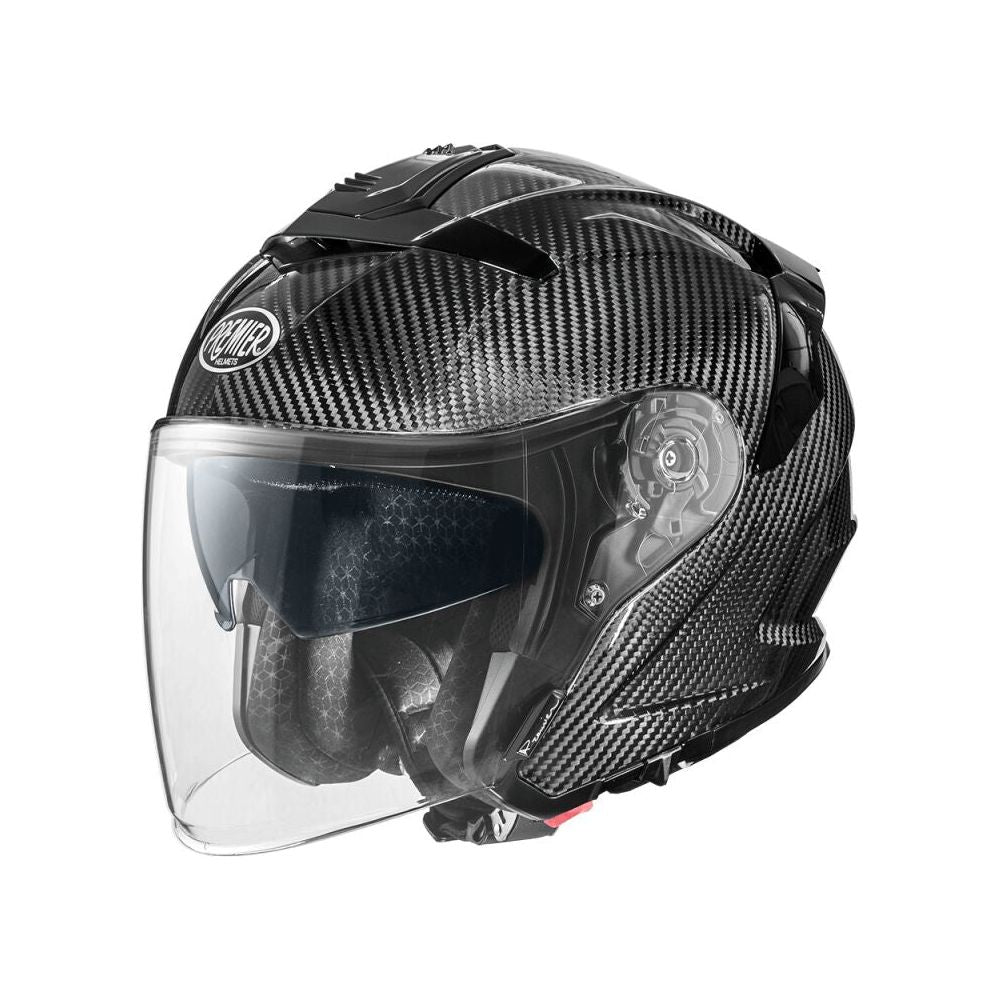 Premier JT5 Carbon Open Face Helmet Gloss Black