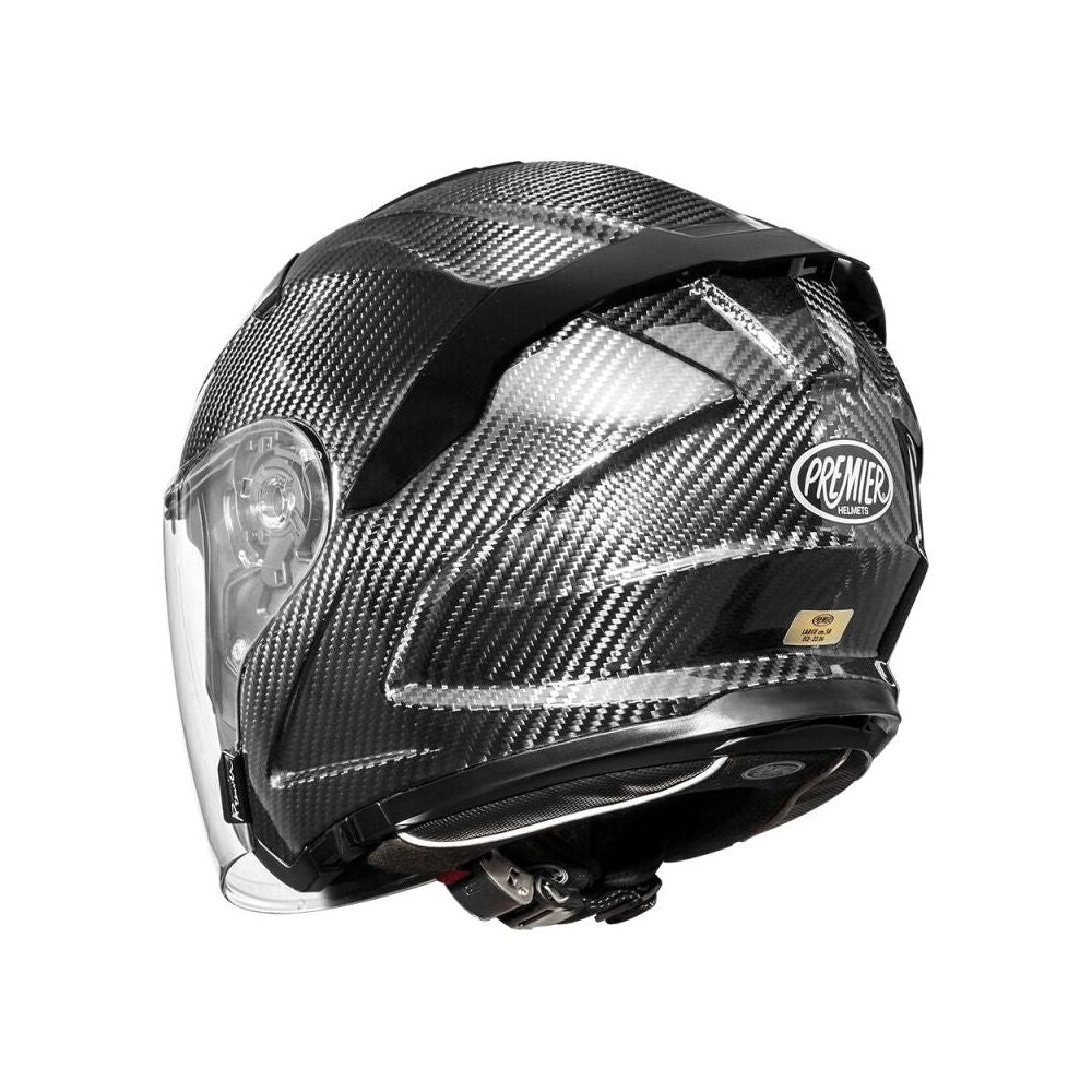 Premier JT5 Carbon Open Face Helmet Gloss Black