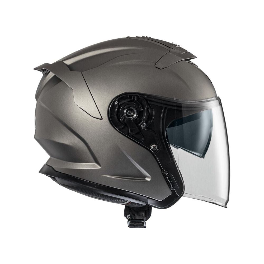 Premier JT5 U17 Open Face Helmet Grey  - FREE UK Delivery - Moto Central