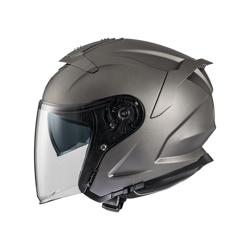 Premier JT5 U17 Open Face Helmet Grey  - FREE UK Delivery - Moto Central