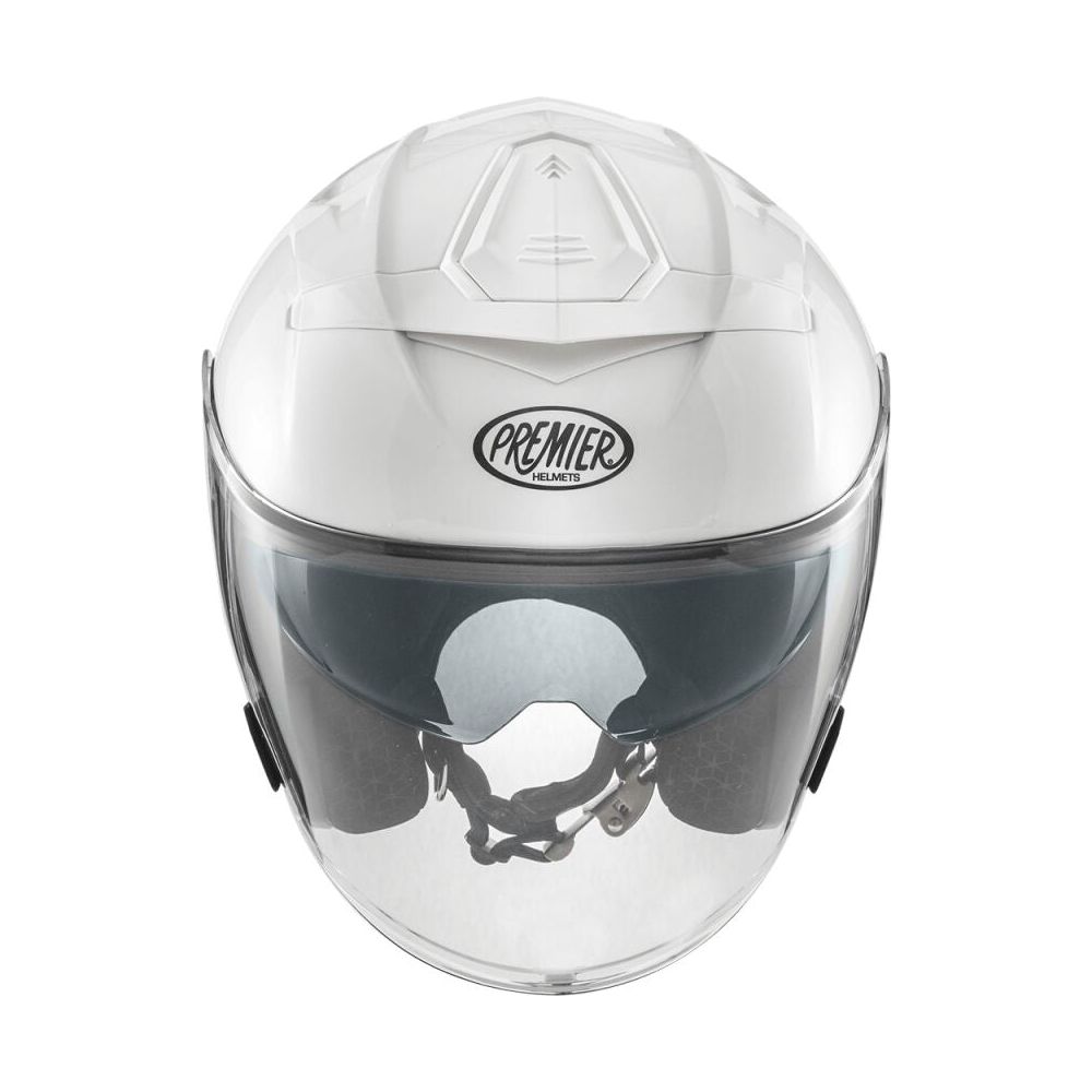 Premier JT5 U8 Open Face Helmet White  - FREE UK Delivery - Moto Central