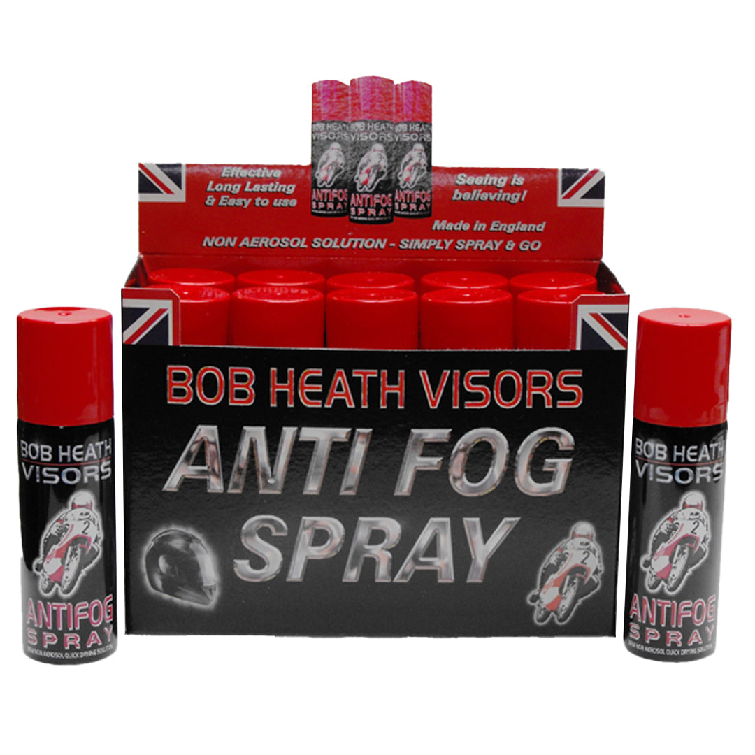 Bob Heath Anti-Fog Spray Pump - Box Of 10  - FREE UK Shipping, FREE 365 Day Returns | Moto Central