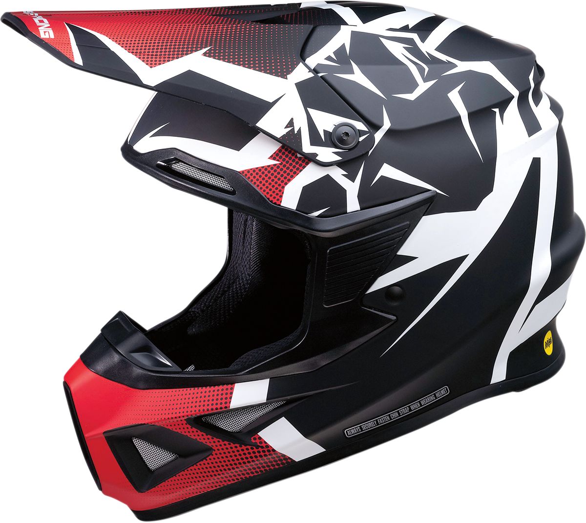 Moose Racing FI MIPS Agroid Helmet Red / Black