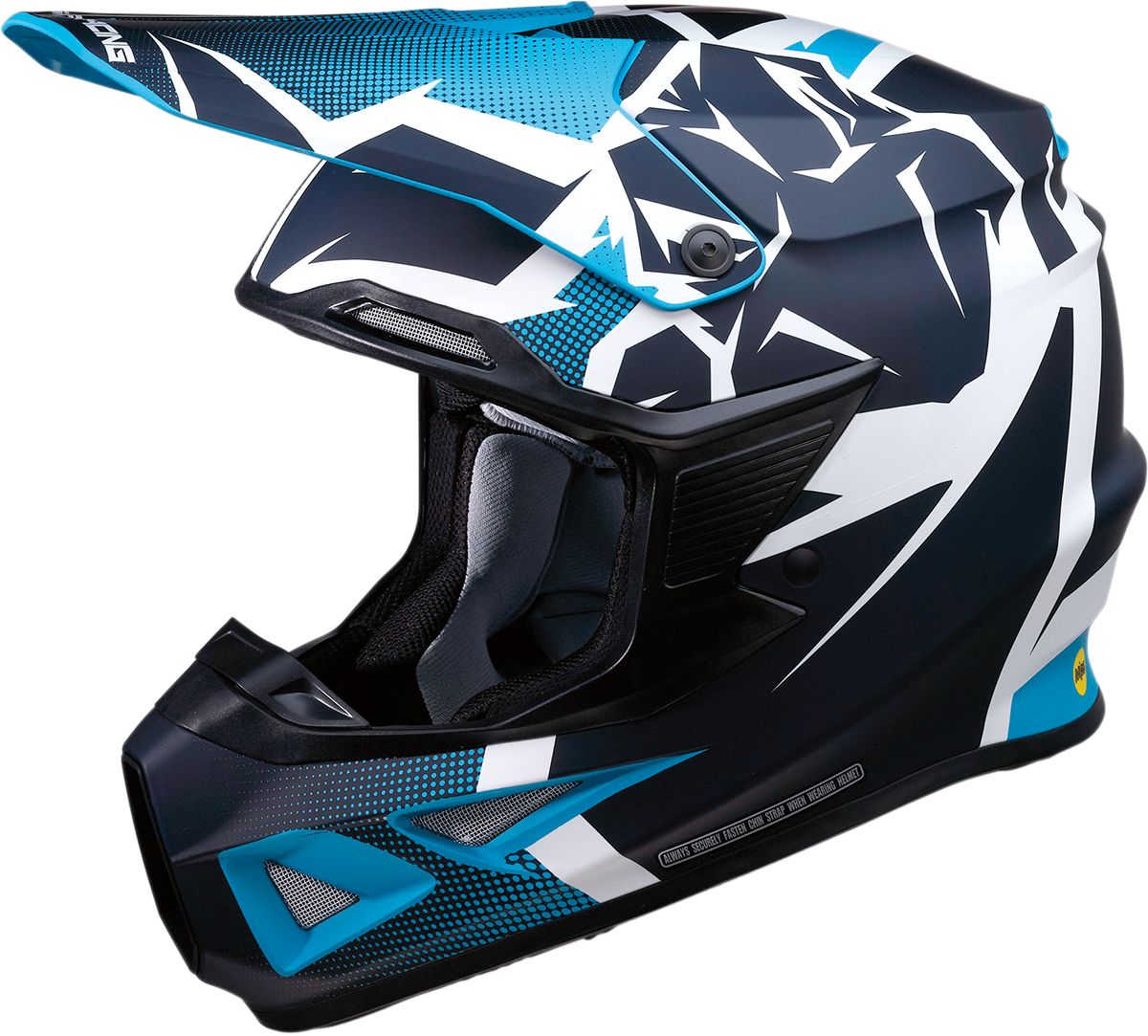 Moose Racing FI MIPS Agroid Helmet Navy / Light Blue - FREE UK Shipping, FREE 365 Day Returns | Moto Central