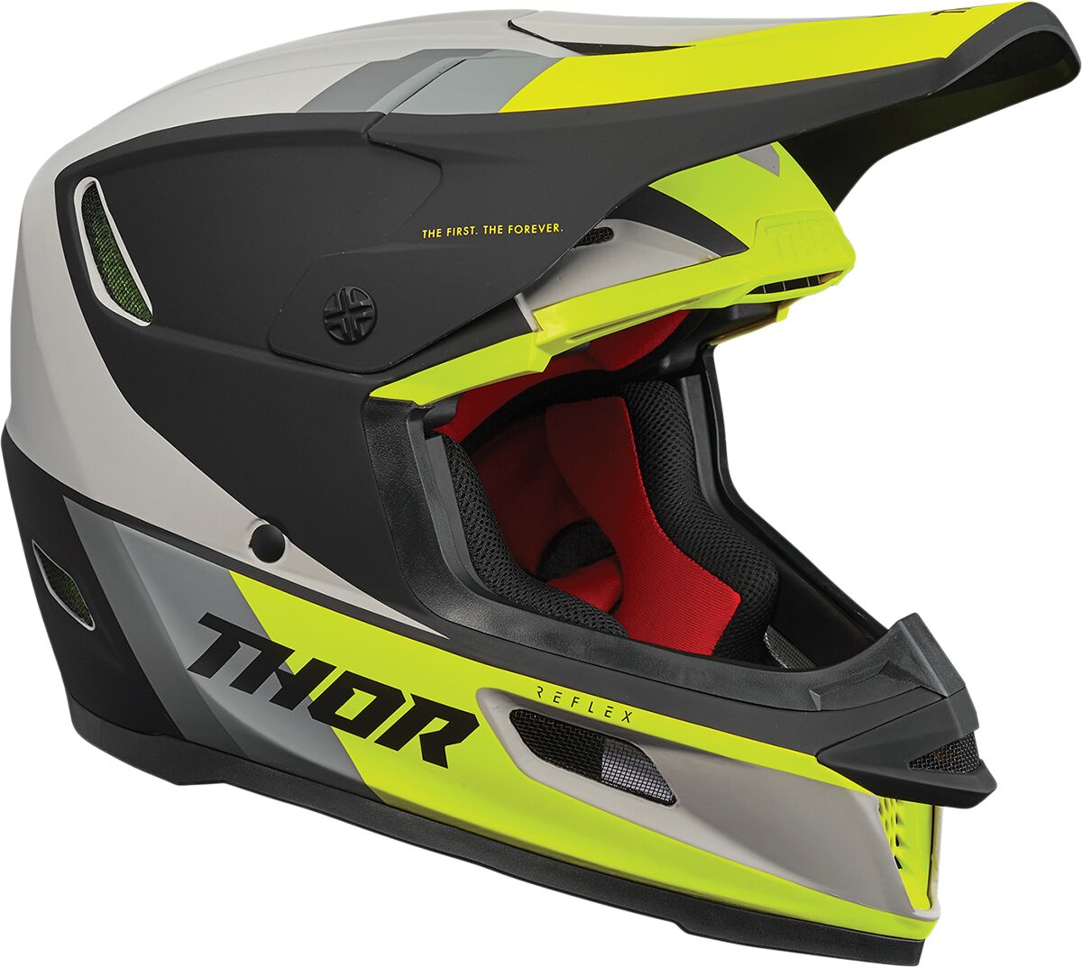 Thor Reflex MIPS Helmet Apex Fluo Yellow / Grey - FREE UK Shipping, FREE 365 Day Returns | Moto Central