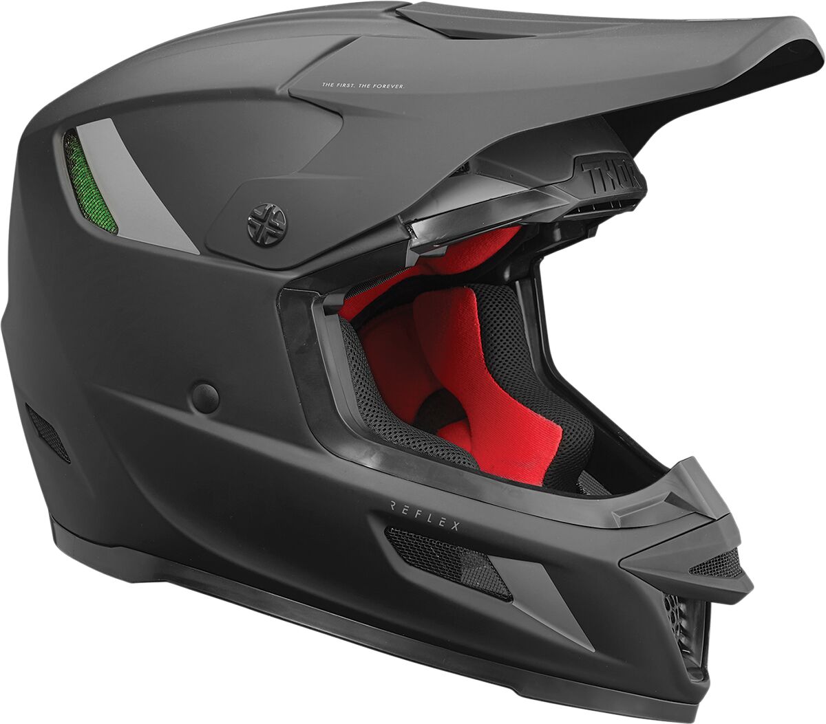 Thor Reflex Blackout ECE Helmet Matt Black - FREE UK Shipping, FREE 365 Day Returns | Moto Central