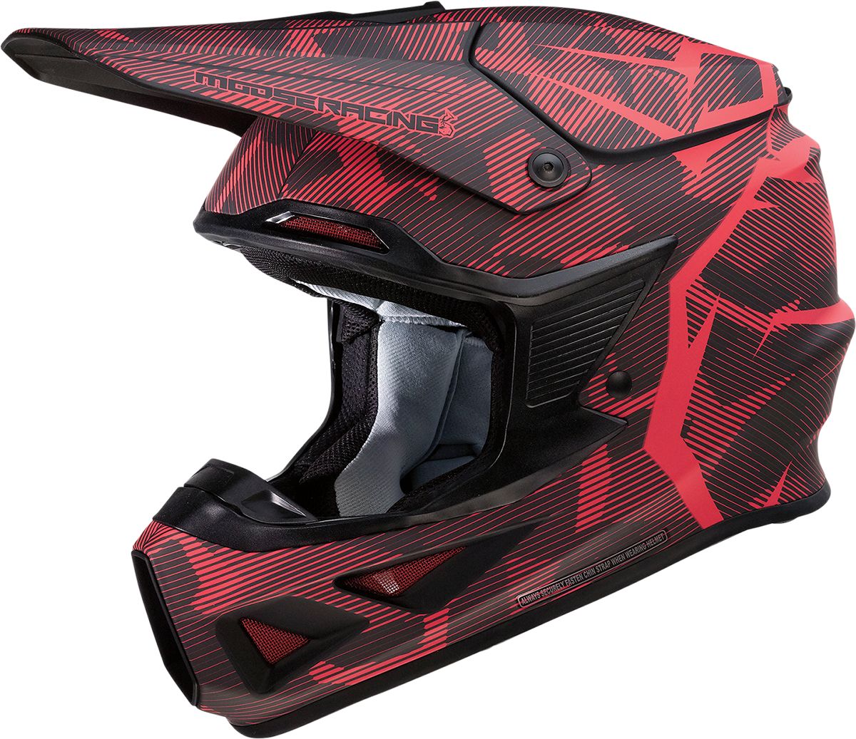 Moose Racing FI Agroid Camo MIPS Helmet Red / Black