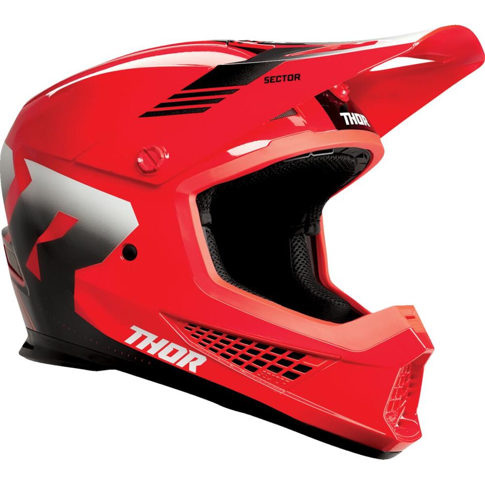 Thor Sector 2 Carve Helmet Red / White