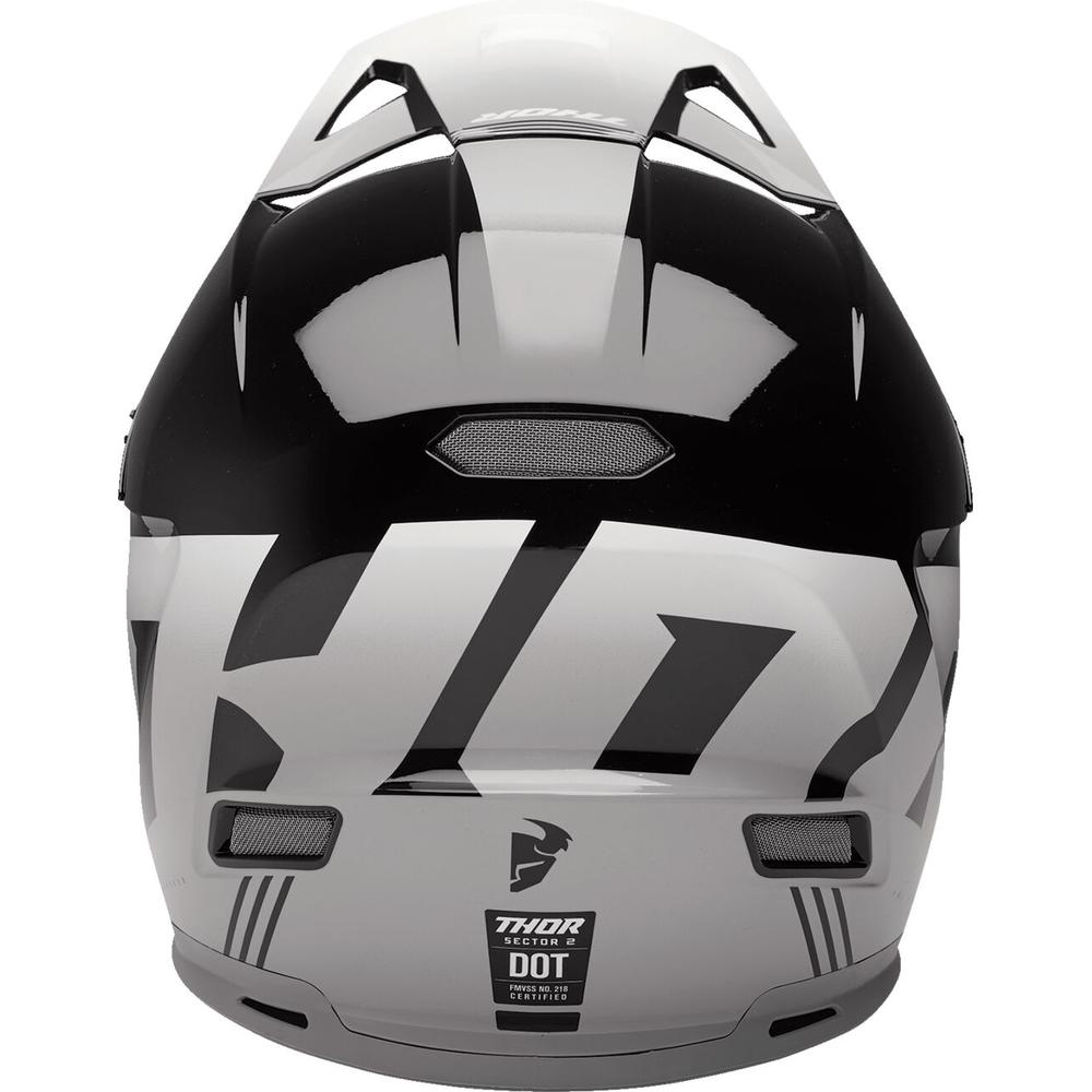 Thor Sector 2 Carve Helmet Black / White  - FREE UK Delivery - Moto Central