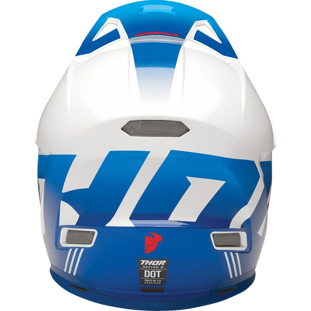 Thor Sector 2 Carve Helmet Blue / White  - FREE UK Delivery - Moto Central