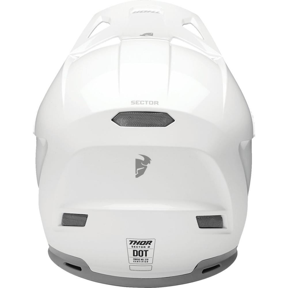 Thor Sector 2 Whiteout Helmet Gloss White  - FREE UK Delivery - Moto Central