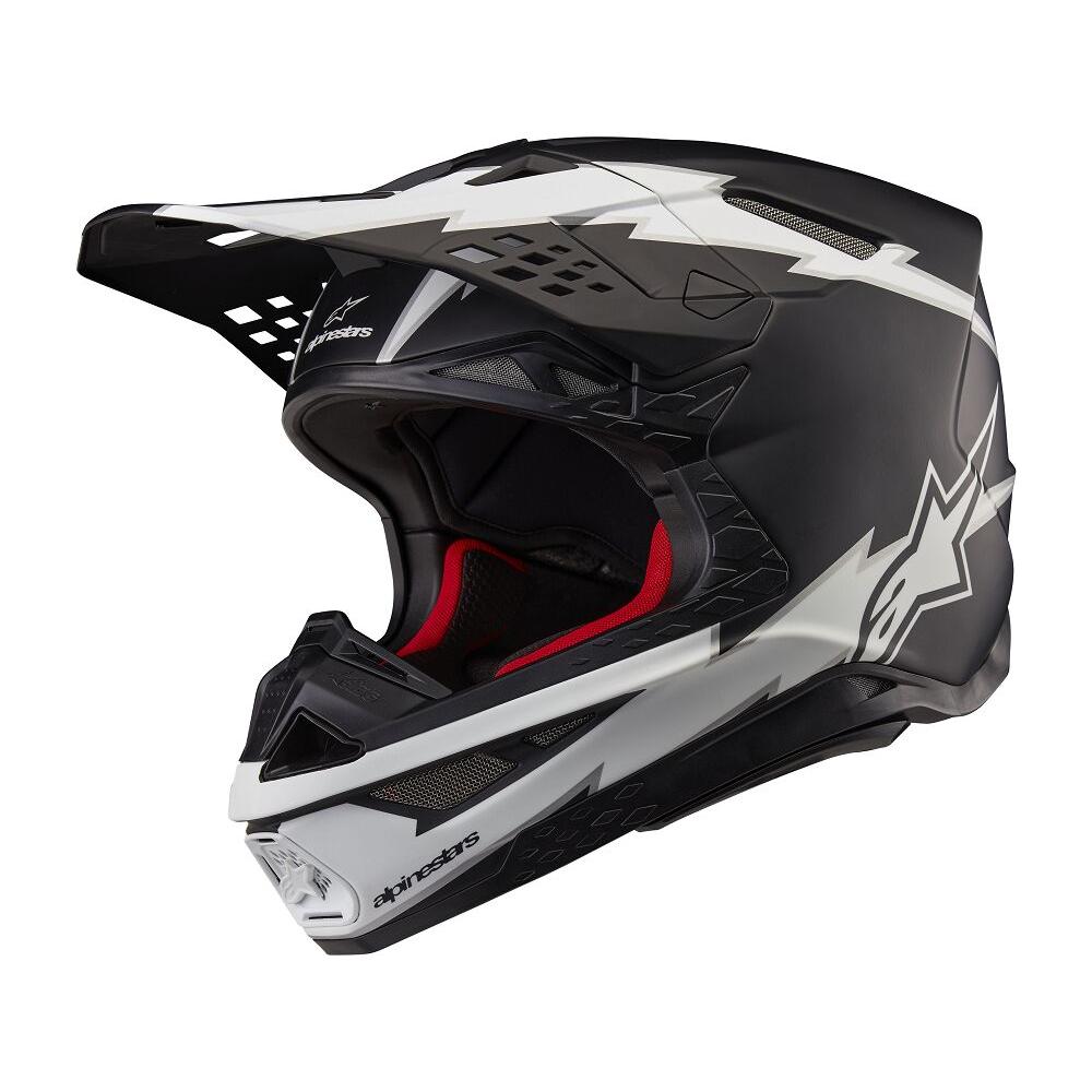 Alpinestars Supertech M10 Ampress MX Helmet Matt Black / White