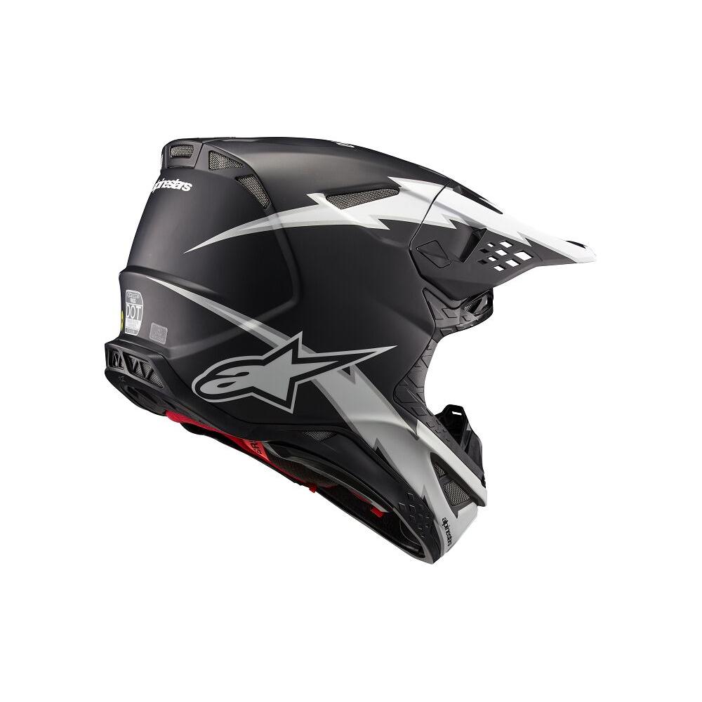 Alpinestars Supertech M10 Ampress MX Helmet Matt Black / White