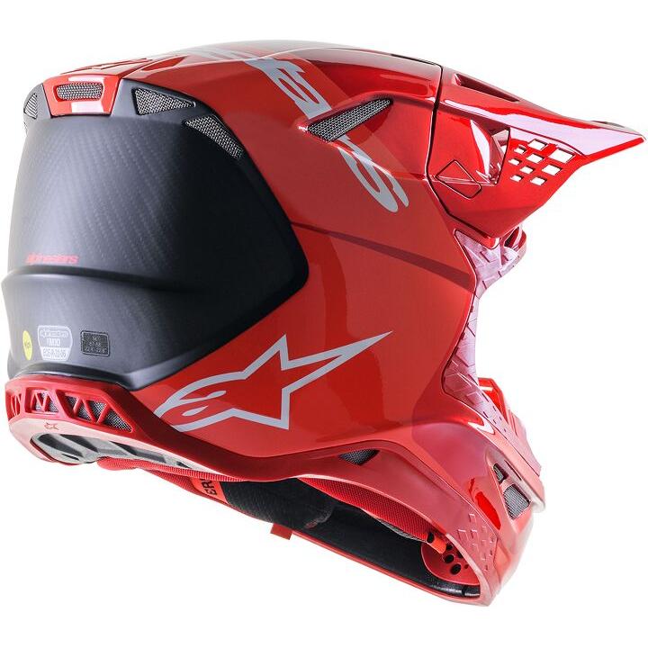 Alpinestars Supertech M10 Flood MX Helmet Gloss Red