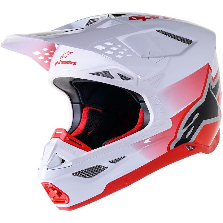 Alpinestars Supertech M10 Unite MX Helmet Red / White