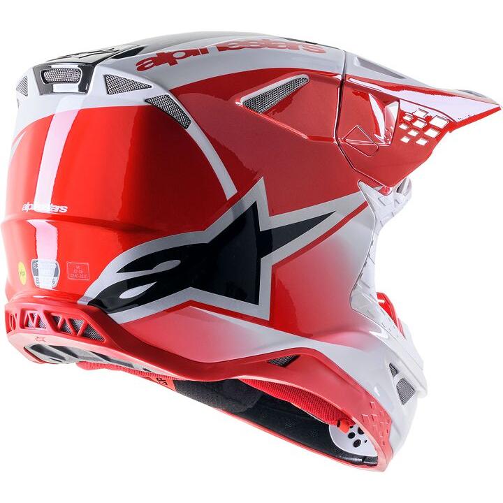 Alpinestars Supertech M10 Unite MX Helmet Red / White