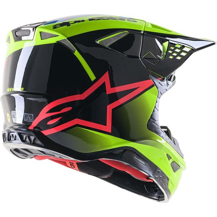 Alpinestars Supertech M10 Unite MX Helmet Yellow / Black