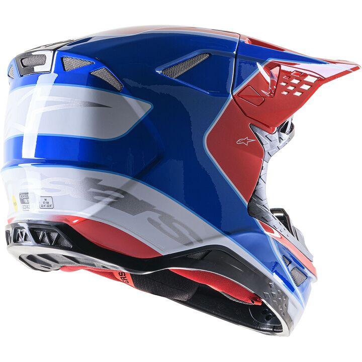 Alpinestars Supertech M10 Aeon MX Helmet Red / Blue