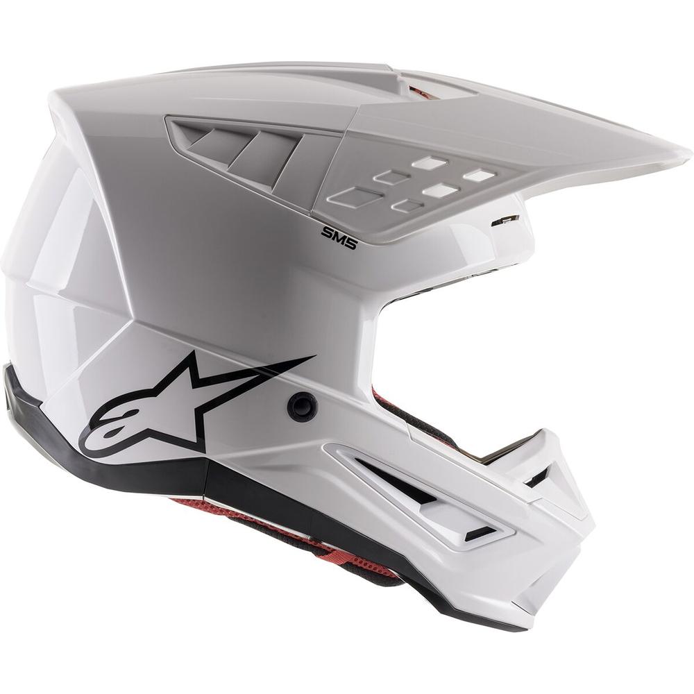 Alpinestars Supertech M5 Solid MX Helmet White