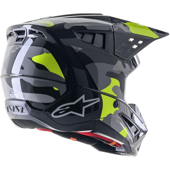 Alpinestars Supertech M5 Rover MX Helmet Grey / Yellow