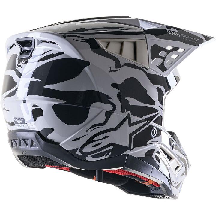 Alpinestars Supertech M5 Mineral MX Helmet Grey