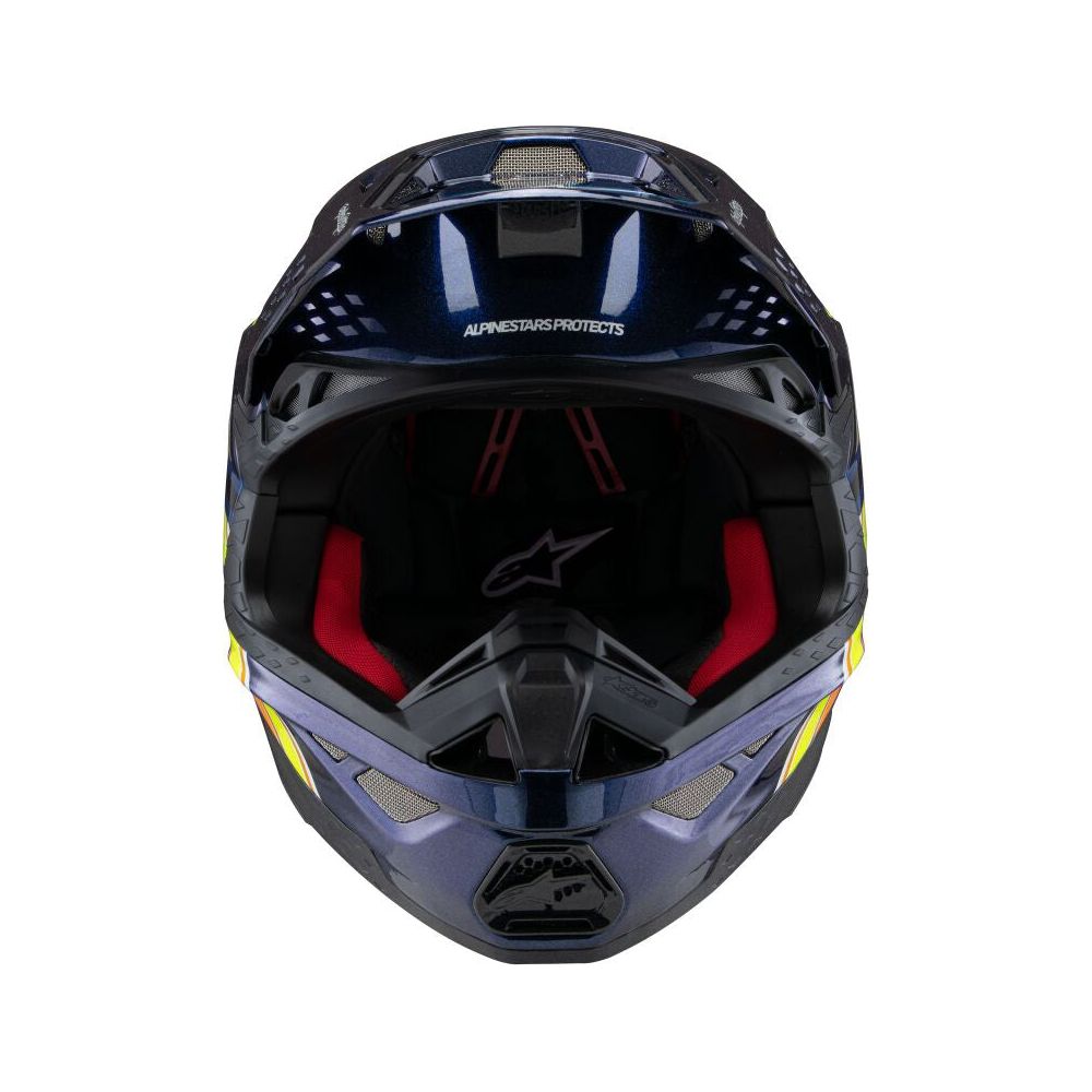 Alpinestars S-M10 TLD 25 MX Helmet Blue / Orange / Yellow