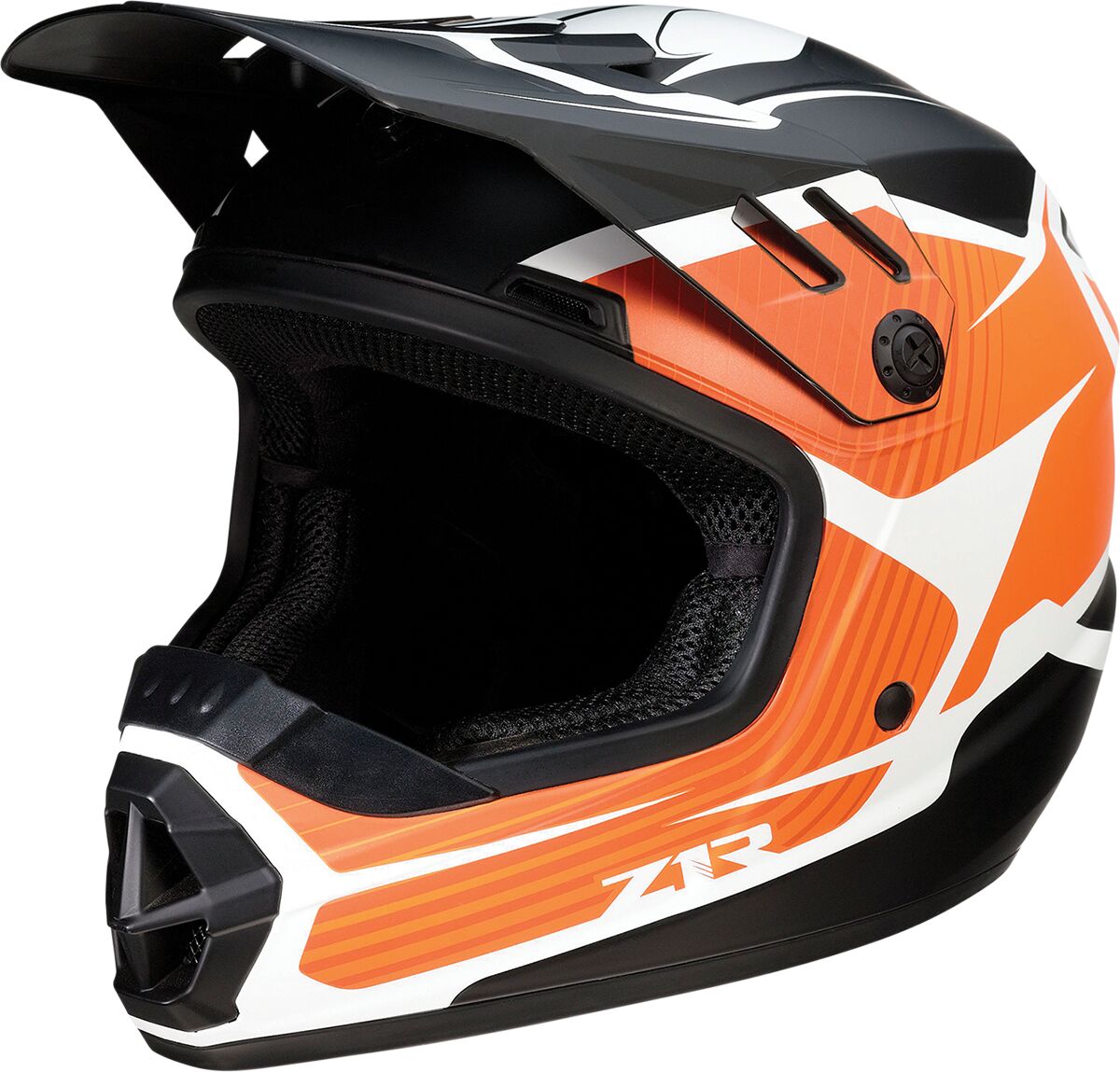 Z1R Rise Flame Youth Helmet Orange