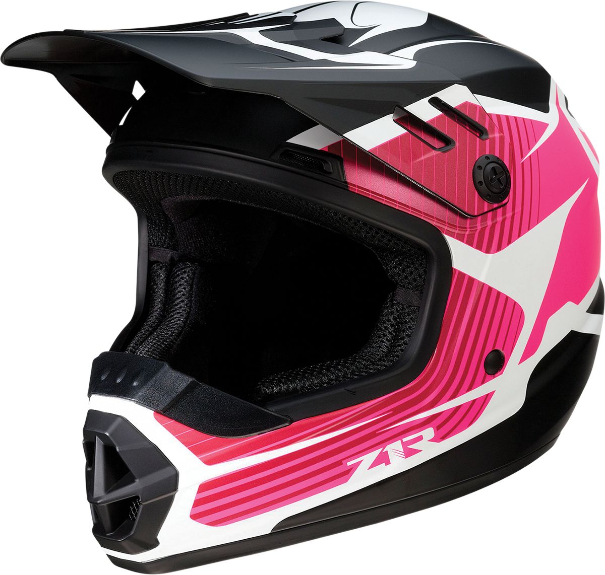 Z1R Rise Flame Youth Helmet Pink