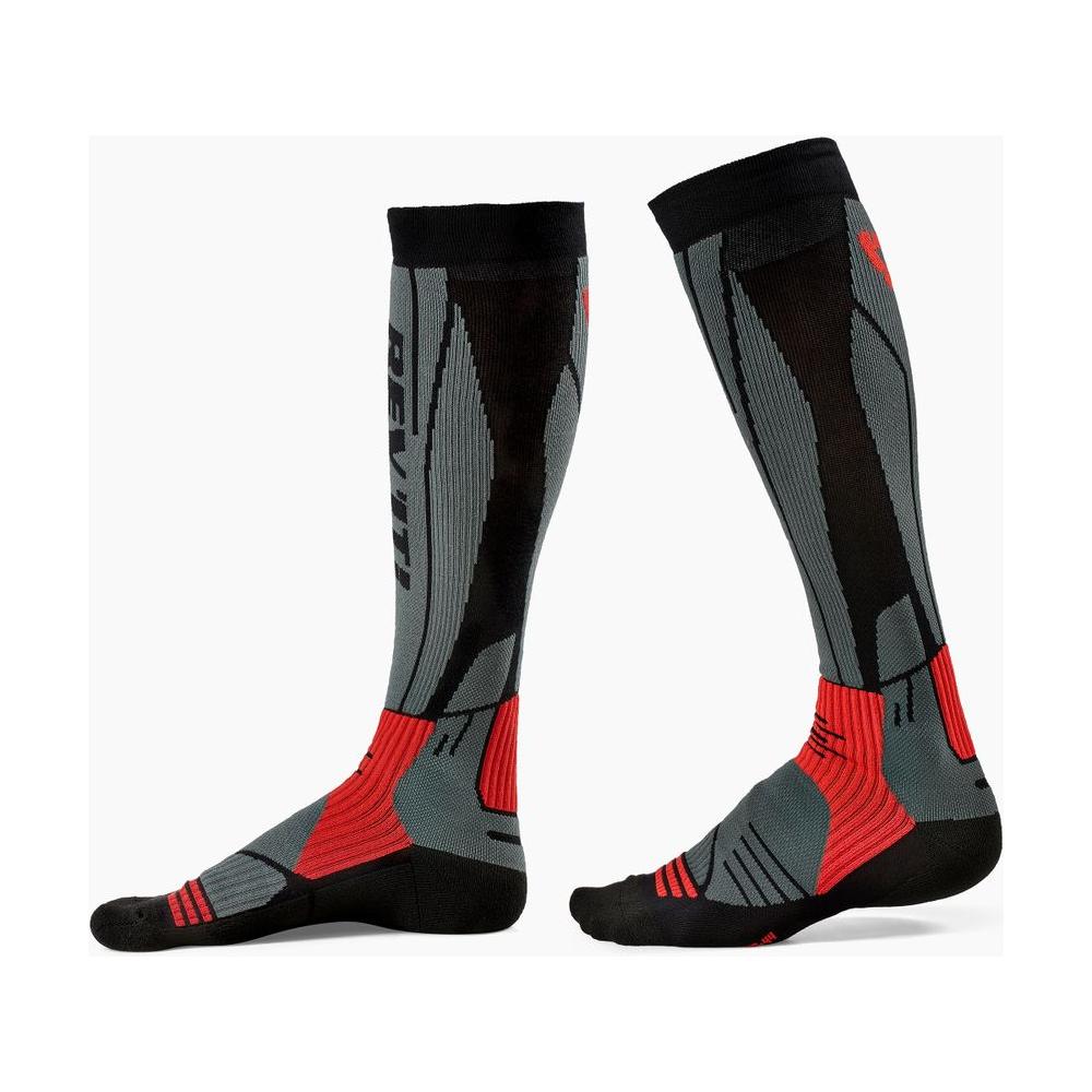 Revit Kalahari Riding Socks Dark Grey / Red / Black