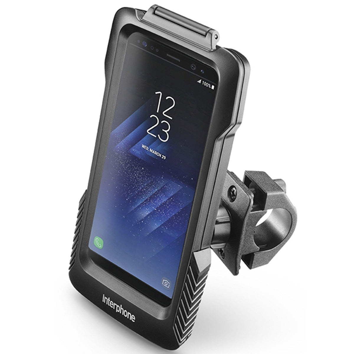 Interphone Handlebar Smartphone Holder Black For Galaxy S8