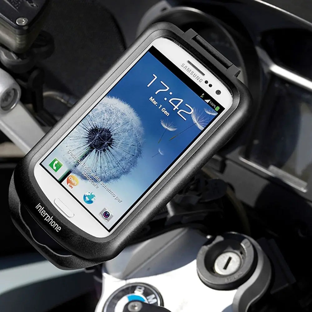 Interphone Galaxy S3 Holder For Non-Tubular - FREE UK Shipping, FREE 365 Day Returns | Moto Central