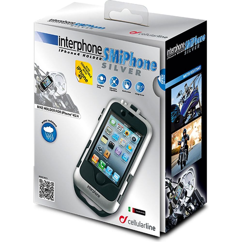 Interphone iPhone 4 SLV Holder For Non-Tubular