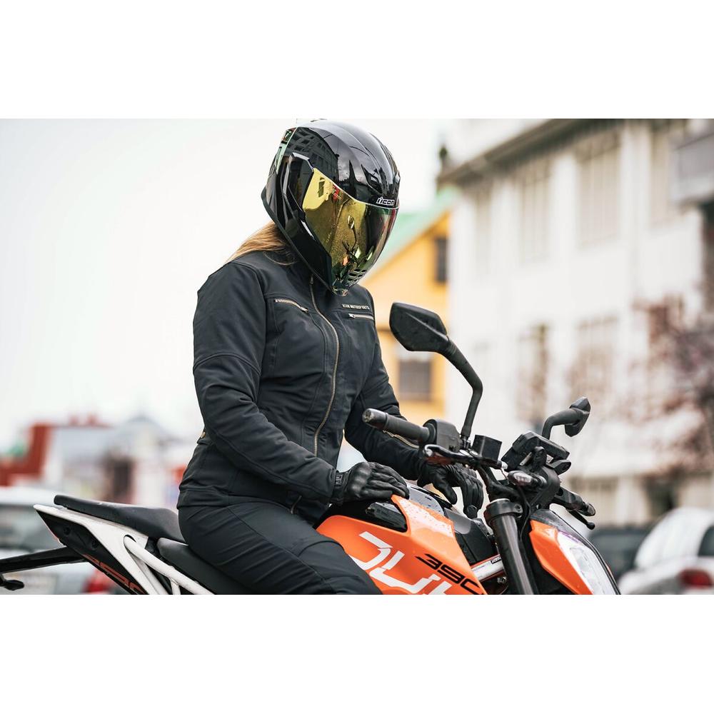 Icon Airflite Fog Free Visor Flite Shield RST Gold - FREE UK Shipping, FREE 365 Day Returns | Moto Central