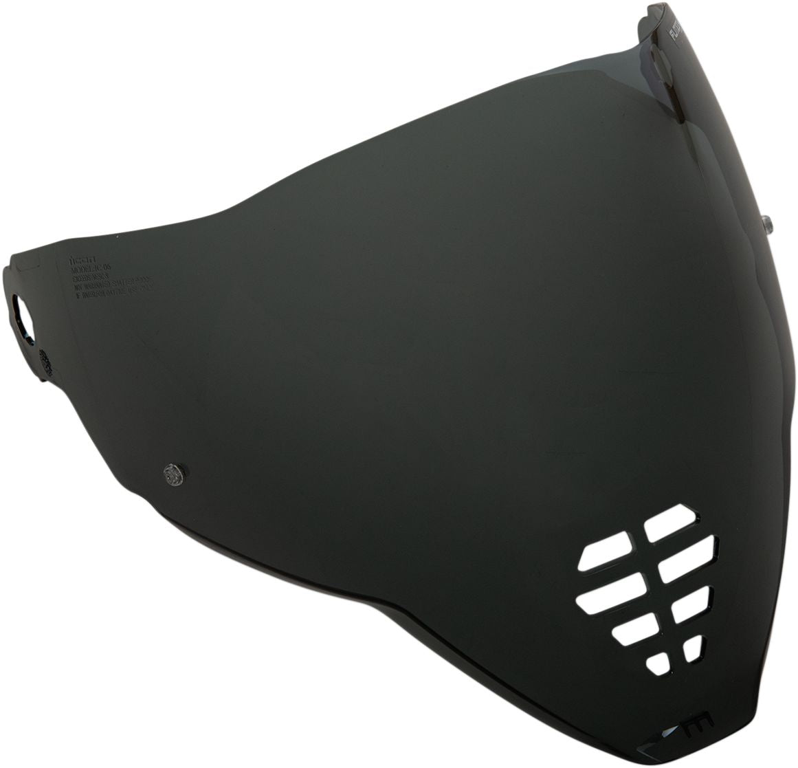 Icon Pinlock Ready Fliteshield Dark Smoke For Airflite Helmets